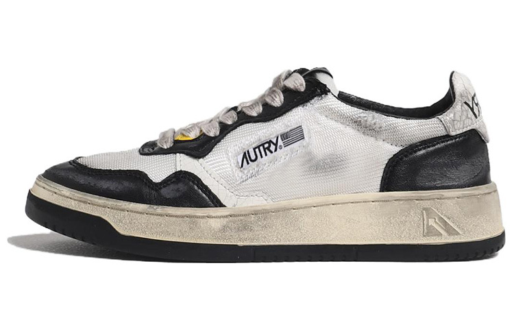 【代購】AUTRY Low Super Vintage Mesh Sneakers 'White Black' Women's
