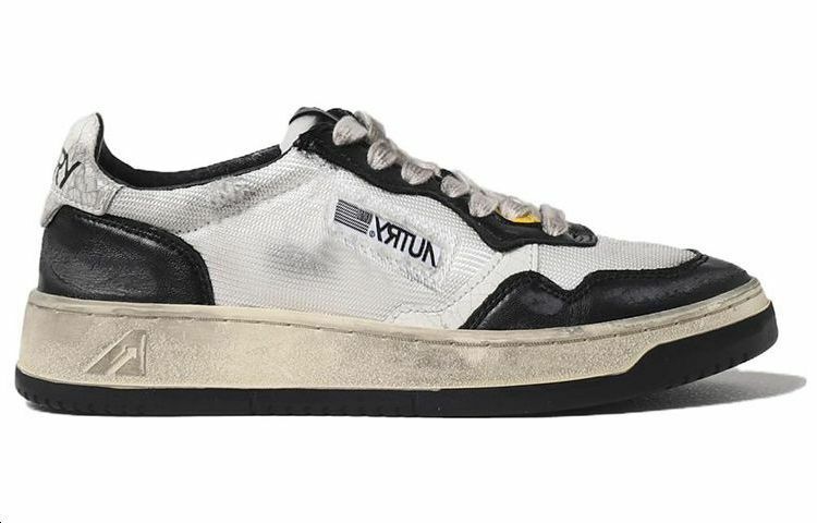 【代購】AUTRY Low Super Vintage Mesh Sneakers 'White Black' Women's