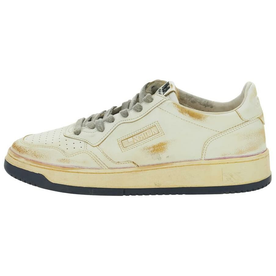 【代購】AUTRY Super Vintage Skateboard Shoes Men's Beige