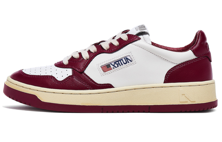 【代購】AUTRY Medalist Low Top Bicolor 'White Burgundy' Women's