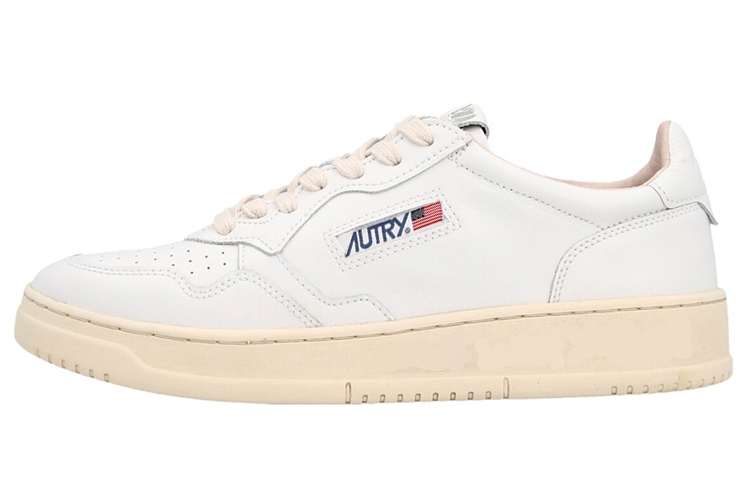【代購】AUTRY Medalist Leather Trainers 'White'