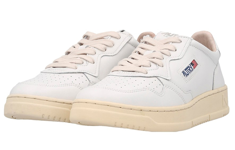 【代購】AUTRY Medalist Leather Trainers 'White'