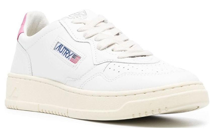【代購】AUTRY Medalist Low Leather 'White Pink' Women's
