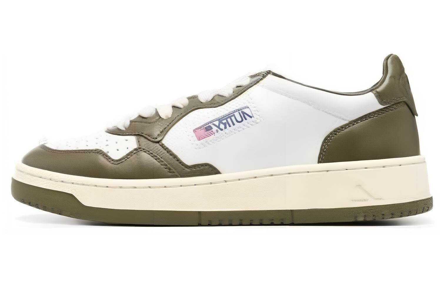 【代購】AUTRY Medalist Low Bicolor 'White Olive Green' Women's