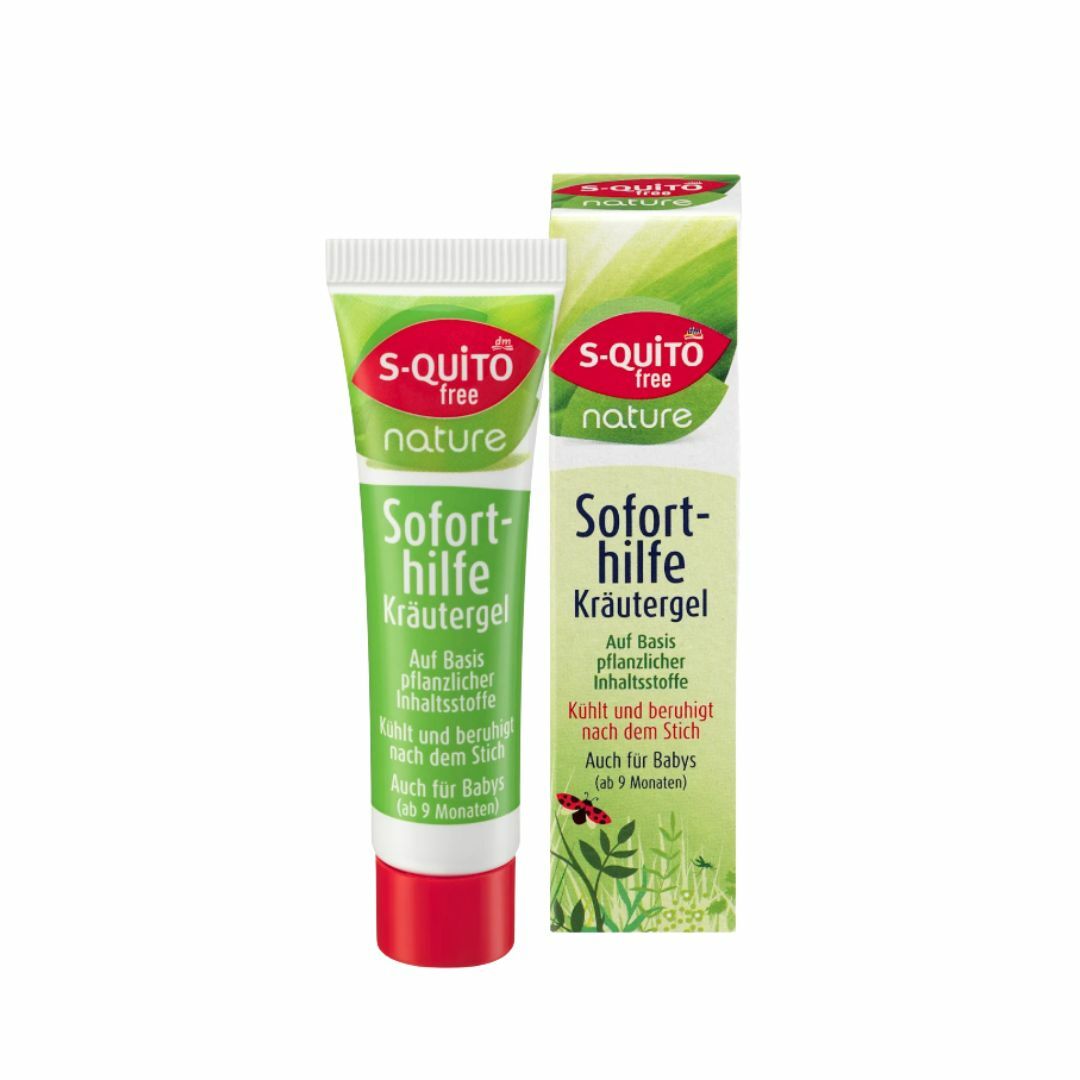 S-QUiTO free Nature Kids Immediate Aid Herbal Gel 15ml (9M+)