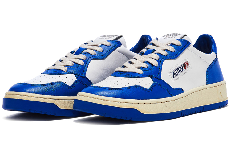 【代購】AUTRY Medalist Leather Low Azure White