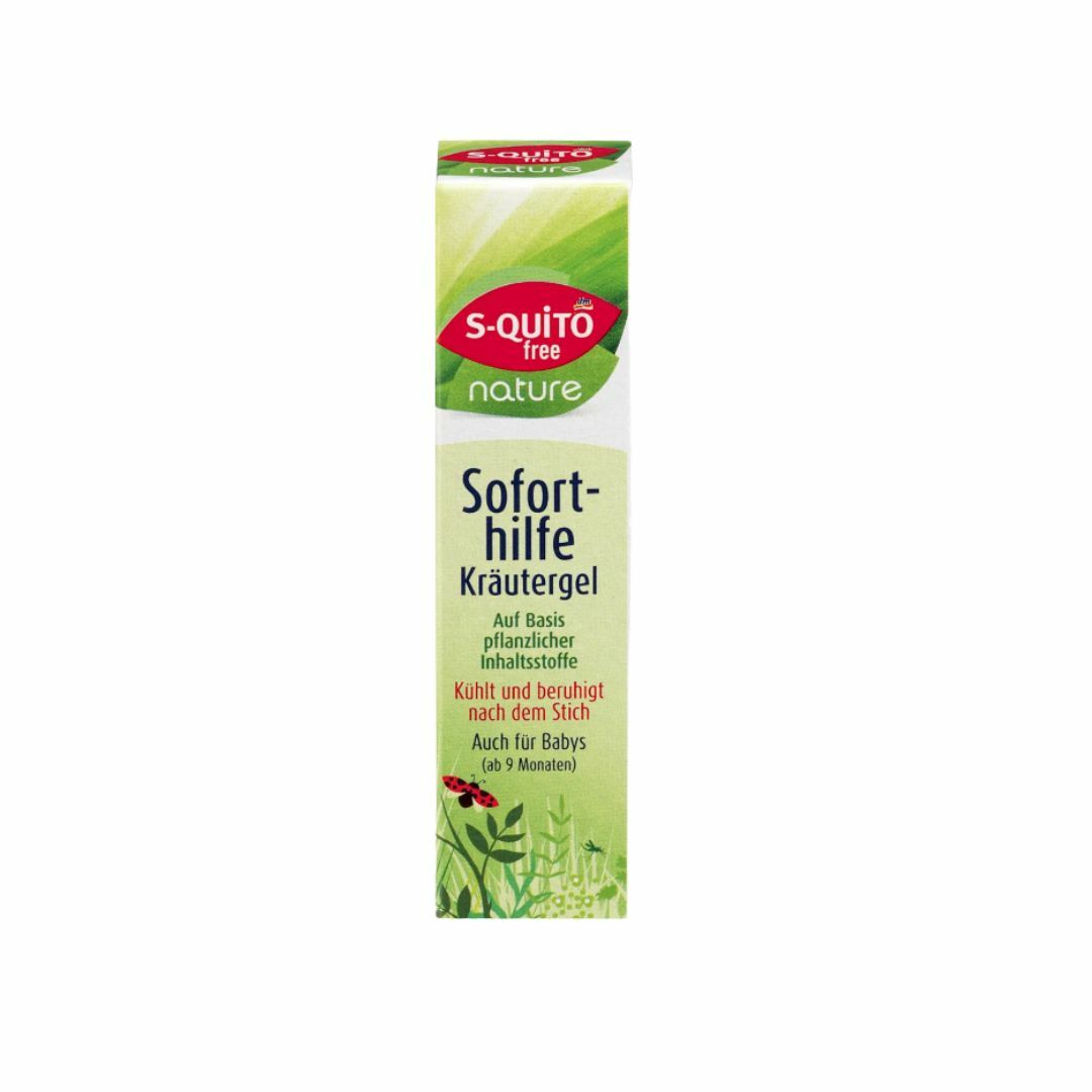 S-QUiTO free Nature Kids Immediate Aid Herbal Gel 15ml (9M+)