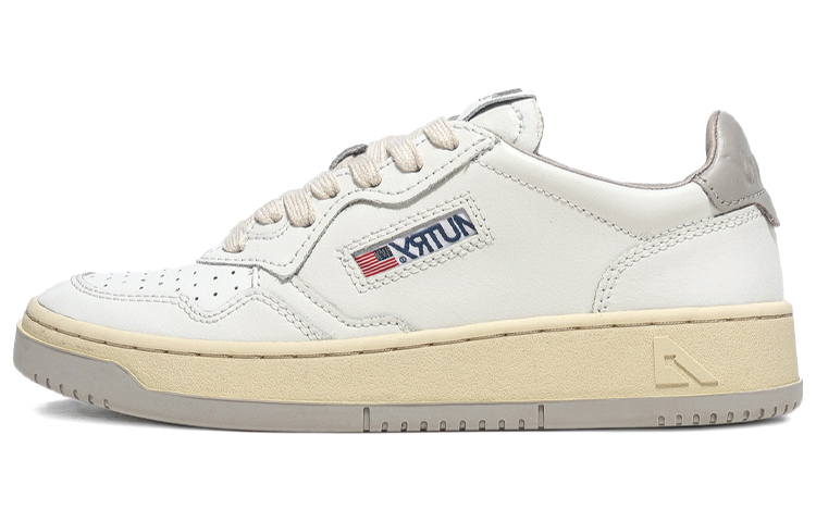 【代購】AUTRY Medalist Leather Low 'White Grey' Women's
