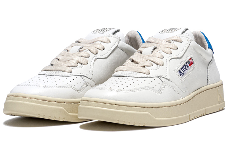 【代購】AUTRY Medalist Low Leather 'White Blue' Women's