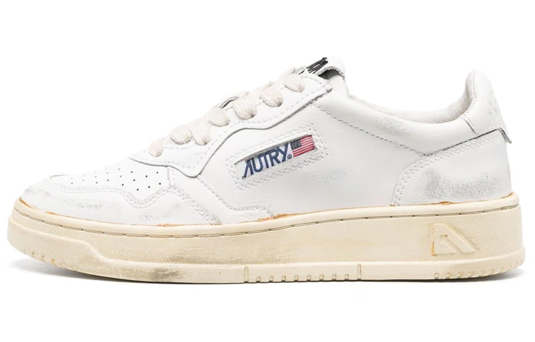 【代購】AUTRY Medalist Super Vintage Low Leather Sneaker 'White' Women's
