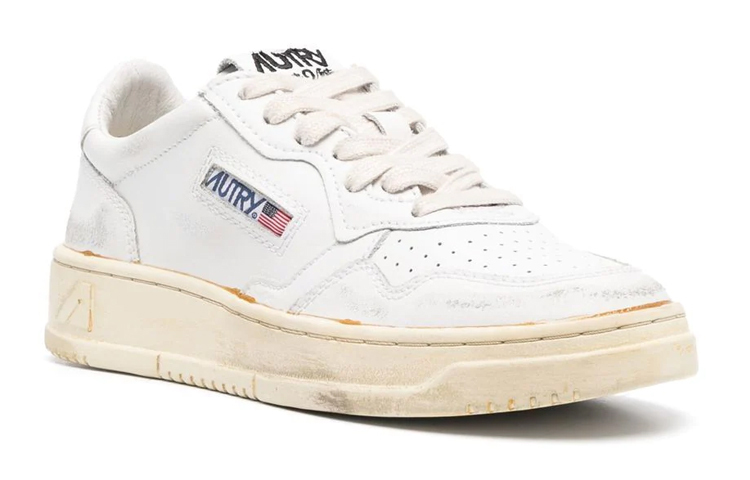 【代購】AUTRY Medalist Super Vintage Low Leather Sneaker 'White' Women's