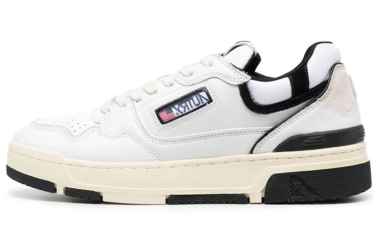 【代購】AUTRY Clc Leather Sneakers 'White Black'