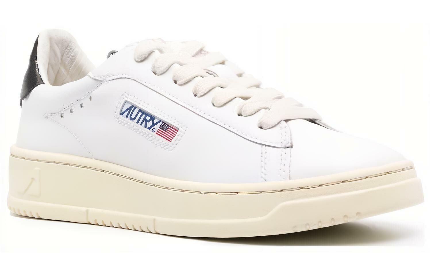 【代購】AUTRY Dallas Low Leather 'White Black' Women's