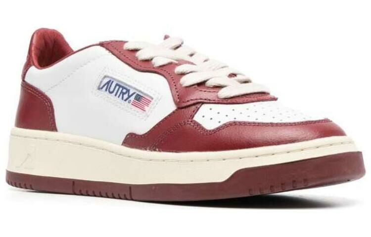 【代購】AUTRY Medalist Low Bicolor 'White Burgundy' Women's