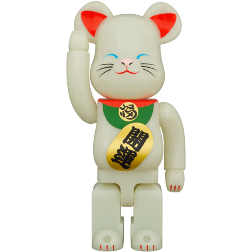 招き猫 招財貓 ベアブリック 桃金メッキ 400% BE@RBRICK