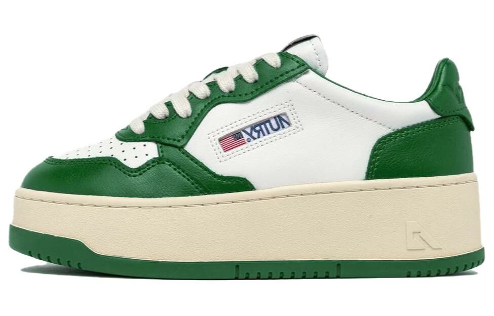 【代購】AUTRY Medalist Low-Top Skateboard Shoes Women's White Green