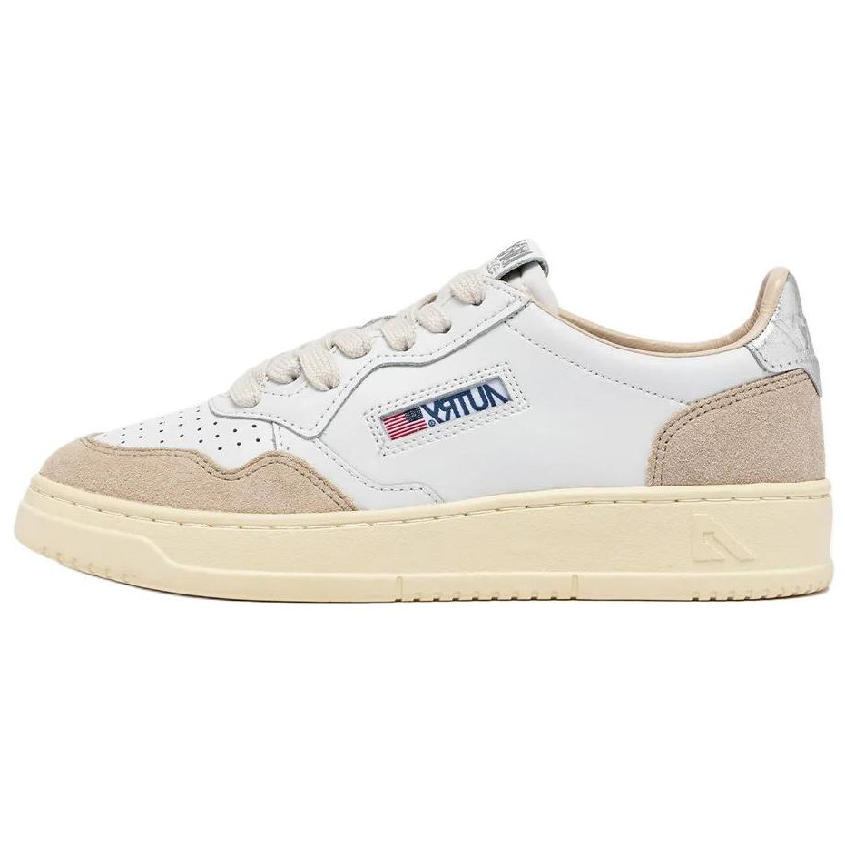 【代購】AUTRY Medalist Skateboard Shoes Women's White Silver