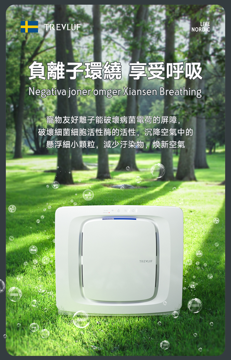 TREVLUF｜PäK Pro 強力吸毛寵物智能空氣淨化機