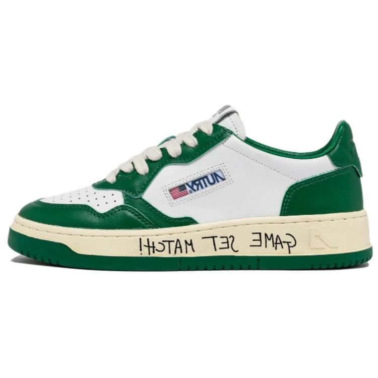 【代購】AUTRY Medalist Low Top Skateboard Shoes Women's White Green