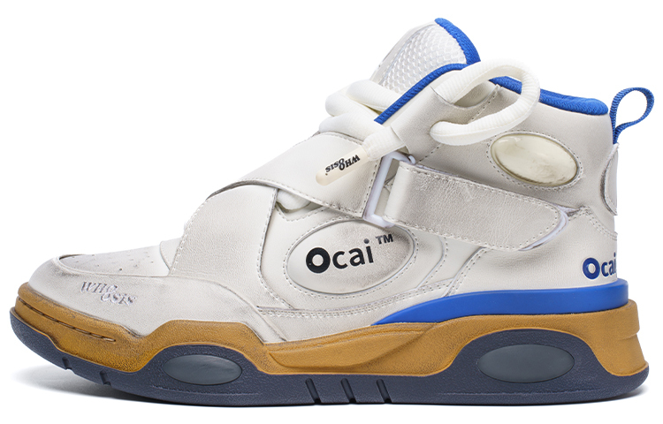 【代購】Whoosis X Ocai Basketball Shoes Unisex High-Top White/Blue/Brown/Black
