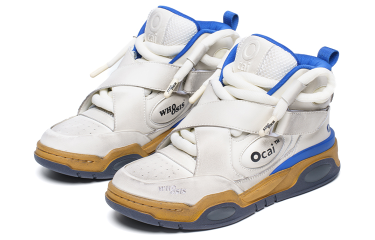 【代購】Whoosis X Ocai Basketball Shoes Unisex High-Top White/Blue/Brown/Black