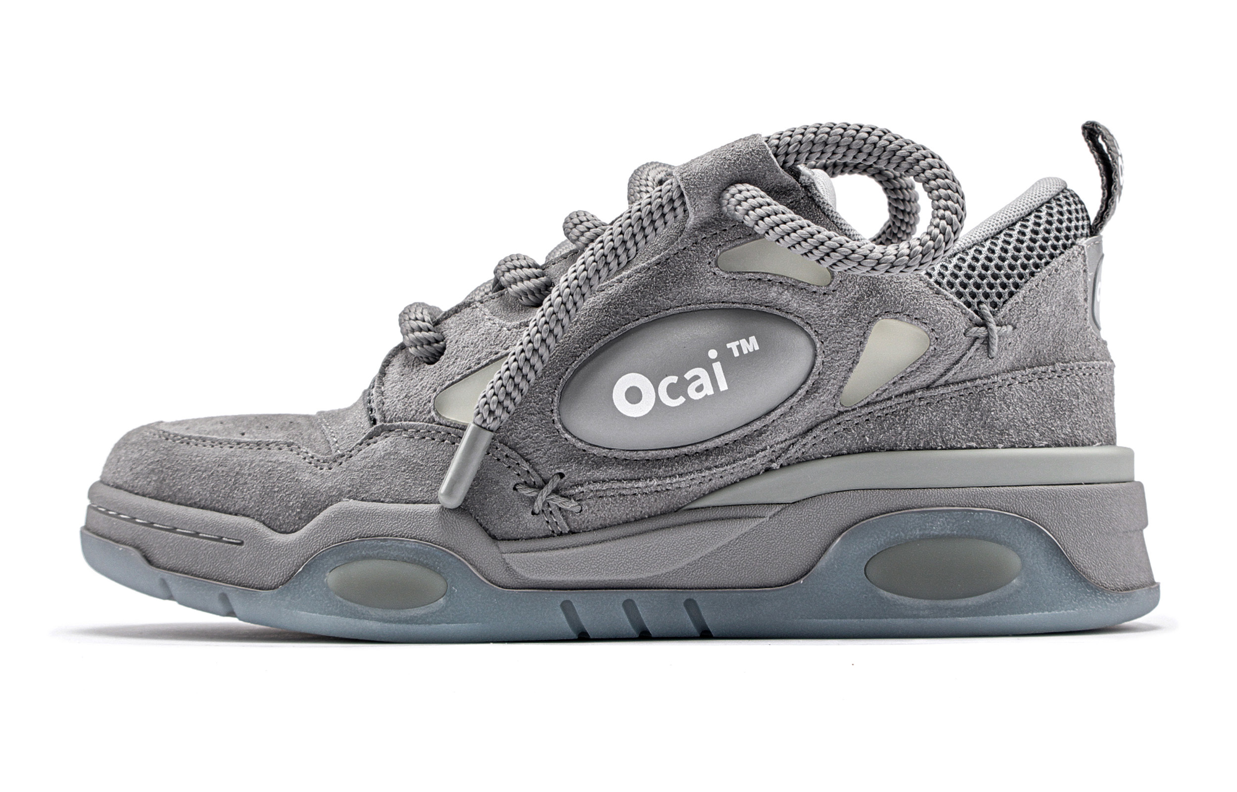 【代購】Ocai 001 RETRO Skateboard Shoes Unisex Suede Gray