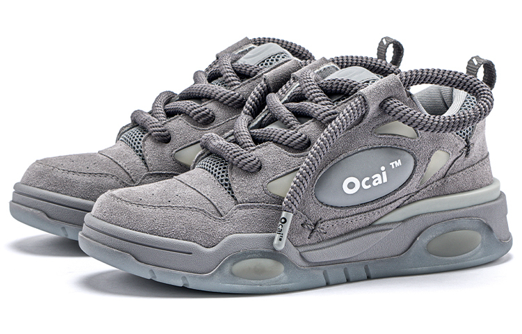 【代購】Ocai 001 RETRO Skateboard Shoes Unisex Suede Gray
