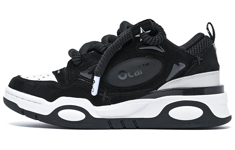 【代購】STA RETRO x Ocai Black Flag Low-Top Skateboard Shoes Unisex Black