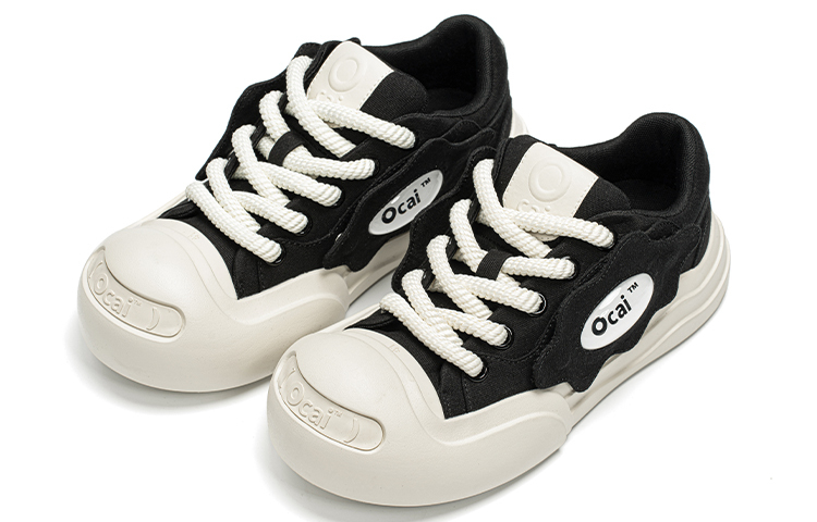 【代購】Ocai 002 Smile Canvas Shoes Unisex Vintage Black
