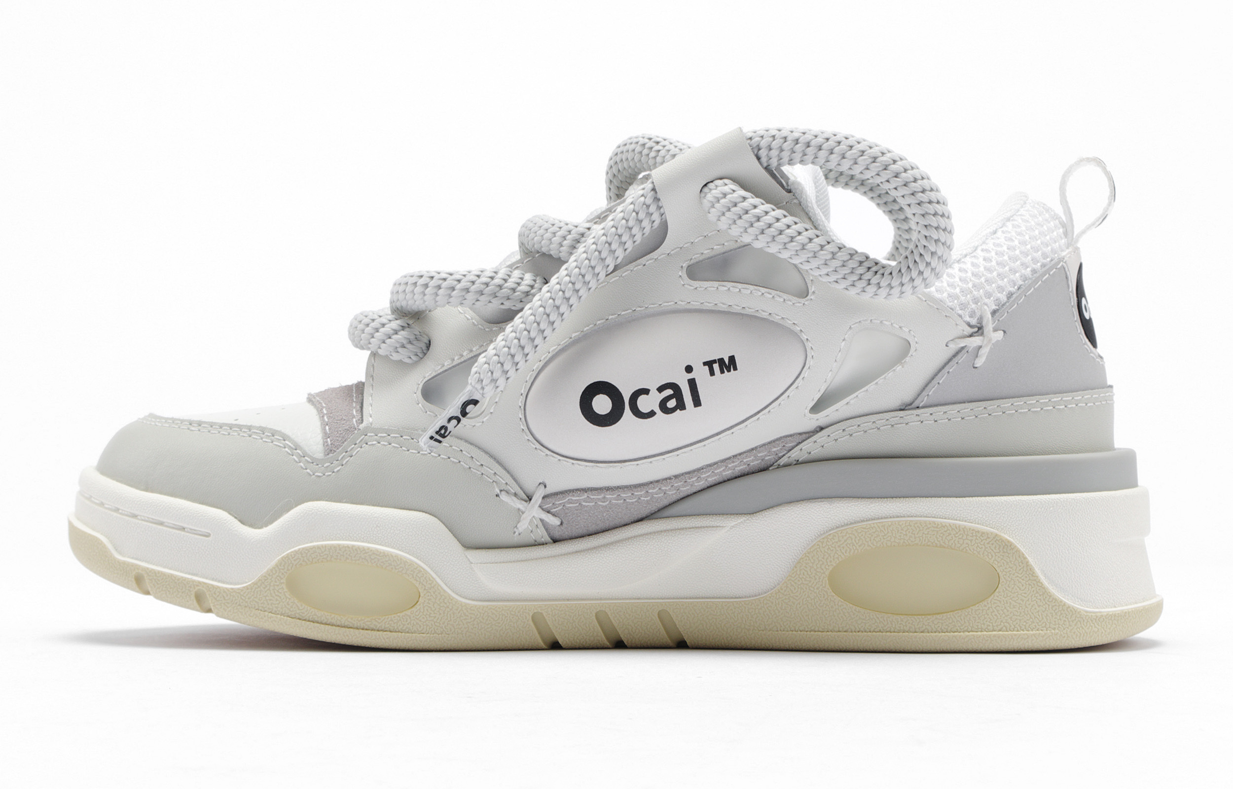 【代購】Ocai 001 RETRO Warm Low-Top Skateboard Shoes Unisex Vintage White