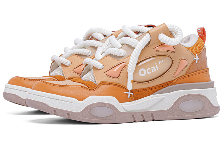 【代購】Pokemon x Ocai Low-Top Skateboard Shoes Unisex Charmander Orange