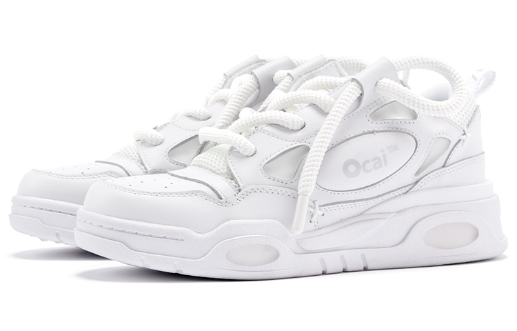【代購】Ocai Retro Skateboard Shoes Unisex Heritage White