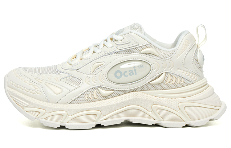 【代購】Ocai Runtech3.0 Durable Breathable Low-Top Running Shoes Unisex Milk White