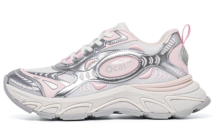 【代購】Ocai Low Top Running Shoes Unisex Cherry Blossom Silver Pink
