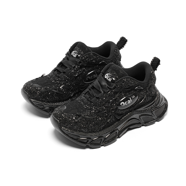 【代購】Ocai Runtech3.0 Lightweight Low-Top Running Shoes Unisex Starry Black