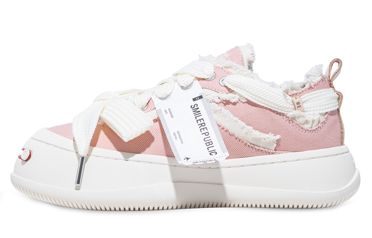 【代購】SMILEREPUBLIC Durable Breathable Low-Top Canvas Shoes Unisex Pink