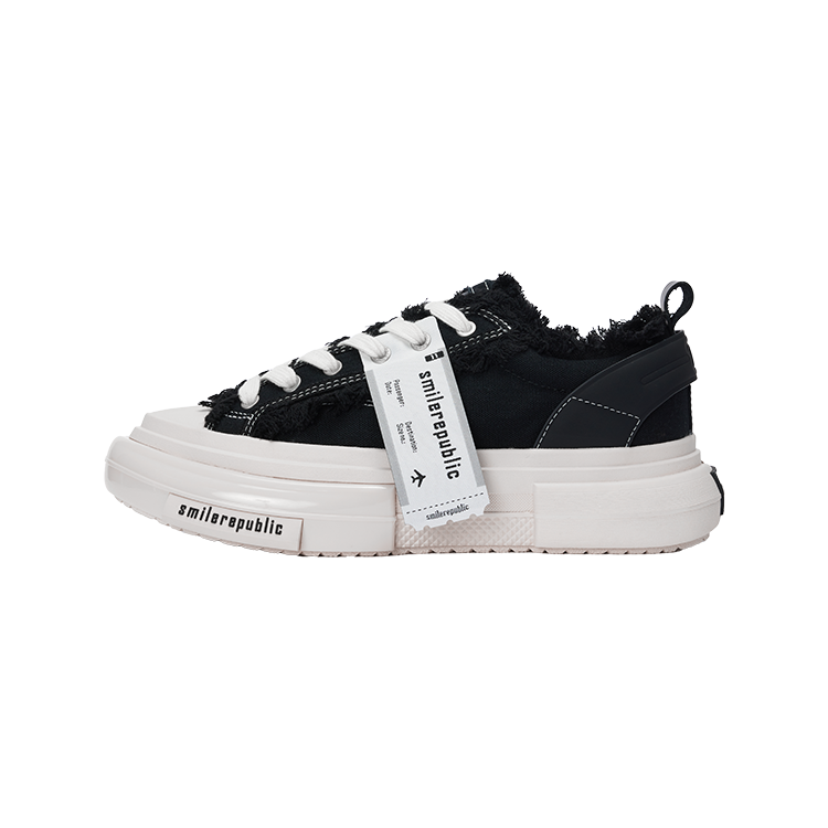【代購】SMILEREPUBLIC Low-Top Canvas Shoes Unisex Black