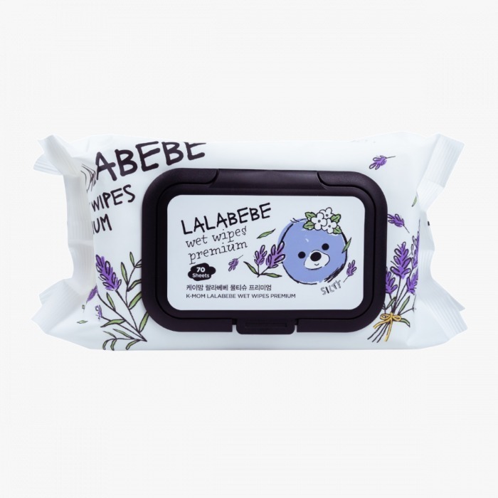 K-MOM LALABEBE 頂級壓花嬰幼兒濕紙巾-70片