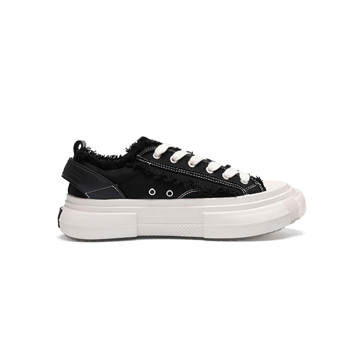 【代購】SMILEREPUBLIC INCEPTION 70S LOWS.SP Low-Top Canvas Shoes Unisex Black