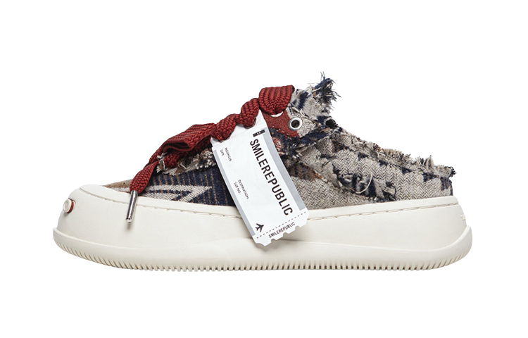 【代購】SMILEREPUBLIC Anti-Slip And Wear-Resistant Height Increasing Low-Top Canvas Shoes Unisex White Gray