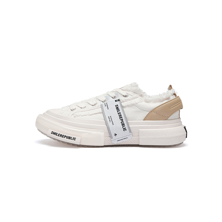 【代購】SMILEREPUBLIC INCEPTION 70s Lows.Sp Anti Slip And Wear Resistant Height Increasing Low Top Canvas Shoes Unisex White