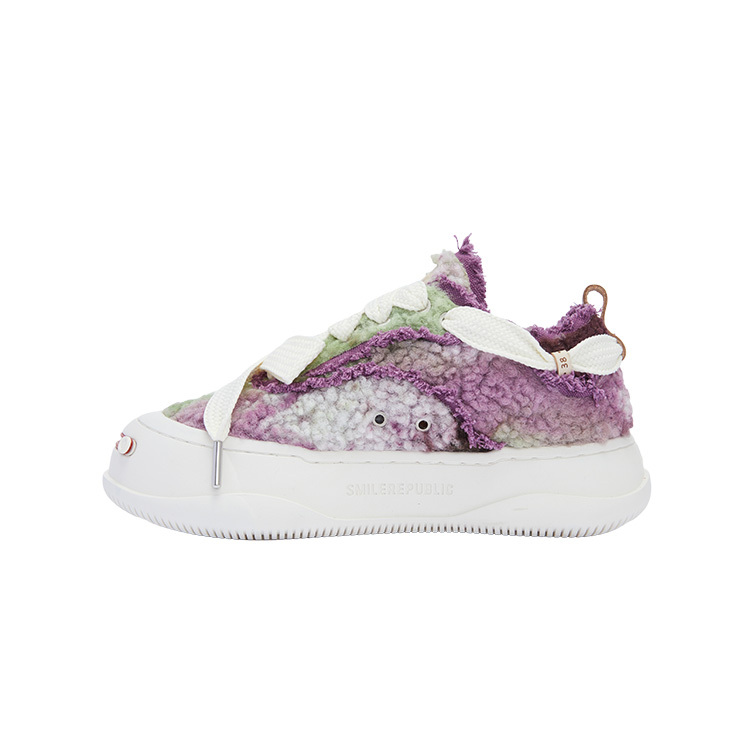 【代購】SMILEREPUBLIC Laugh Series Low Top Canvas Shoes Unisex Purple Green
