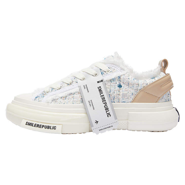 【代購】SMILEREPUBLIC INCEPTION DREAMY PINK/BLUE Height Increasing Low-Top Canvas Shoes Unisex Blue Pink