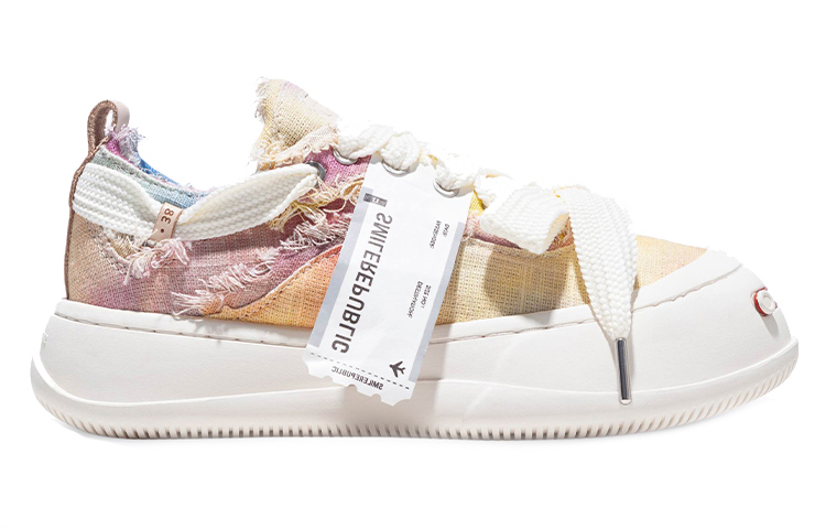 【代購】SMILEREPUBLIC Smilerepublic Low-Top Canvas Shoes Unisex Rainbow