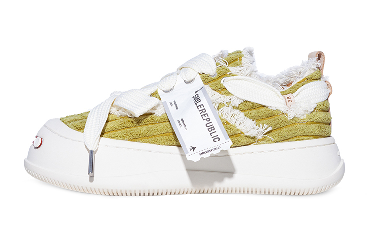 【代購】SMILEREPUBLIC Low-Top Canvas Shoes Women's Olive Green