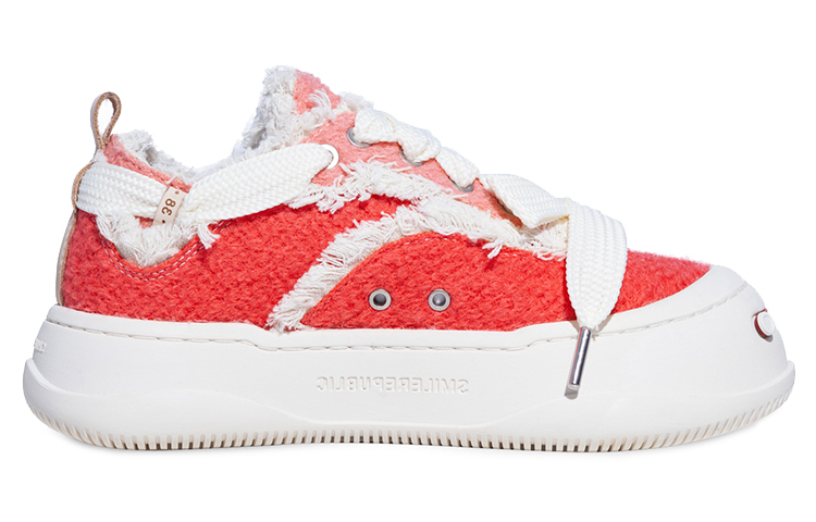 【代購】SMILEREPUBLIC Low-Top Canvas Shoes Unisex Red