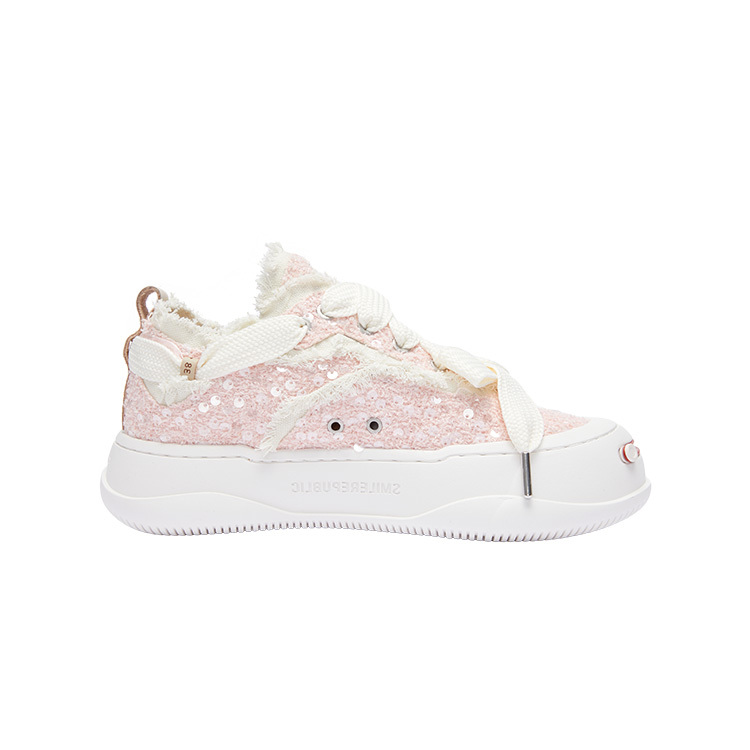 【代購】SMILEREPUBLIC Low-Top Canvas Shoes Unisex Pink