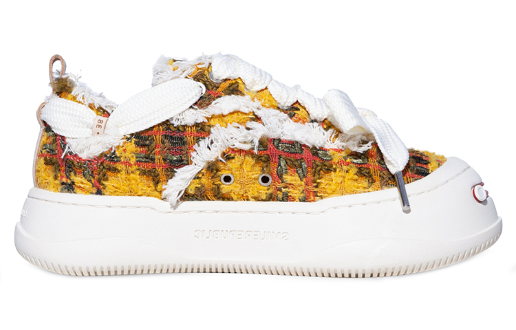 【代購】SMILEREPUBLIC Wear-Resistant Low-Top Canvas Shoes Women's Orange