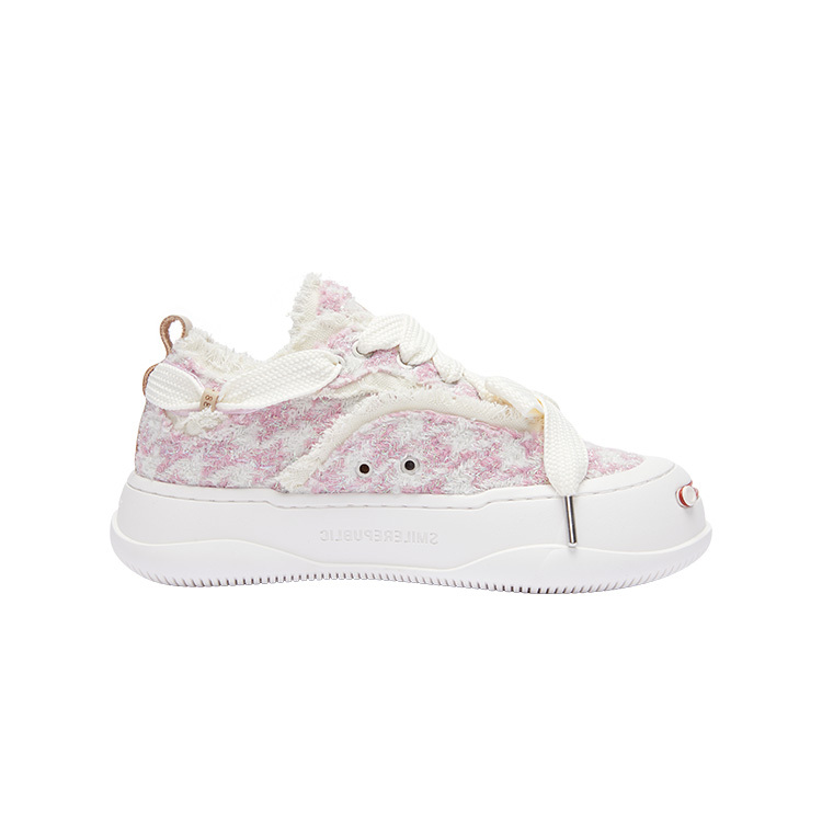 【代購】SMILEREPUBLIC Low-Top Canvas Shoes Unisex Pink