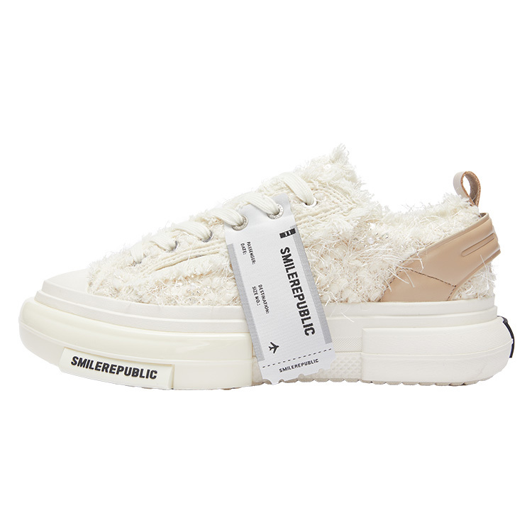 【代購】SMILEREPUBLIC INCEPTION 70s Canvas Shoes Unisex Low-Top White